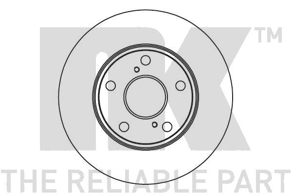 NF PARTS Тормозной диск 204532NF